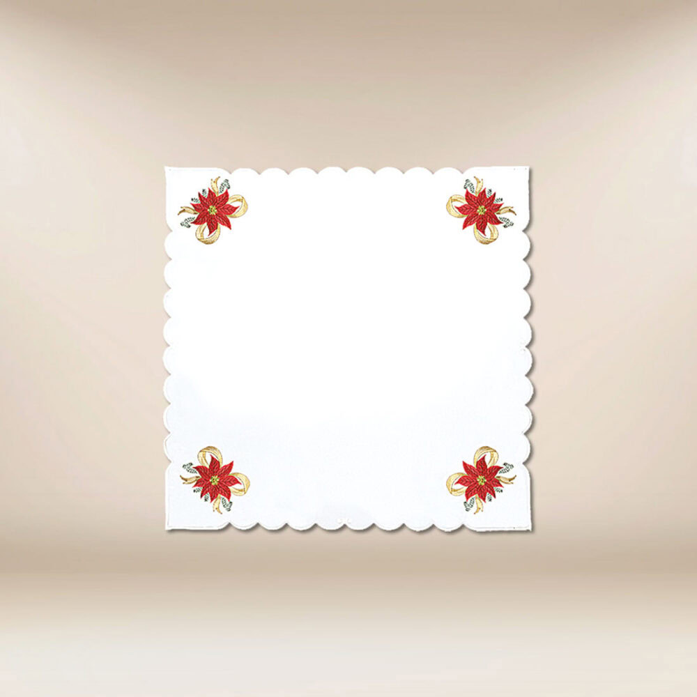 Serviette brodée Sainte Famille