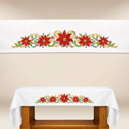 Nappe brodée Sainte Famille