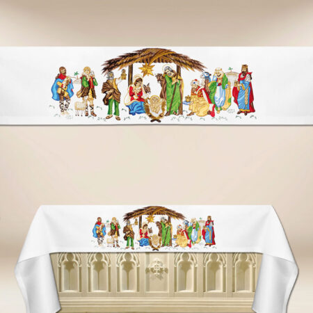 Nappe brodée Bethléem