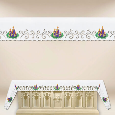 Nappe brodée d’Avent