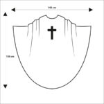 Chasuble avec l'image de Michel Archange