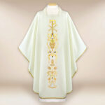 Chasuble liturgique PX écru