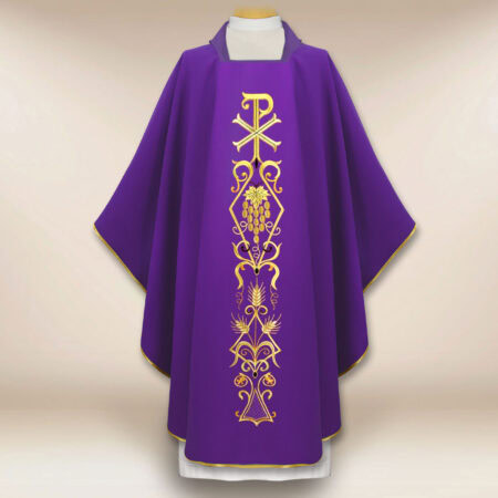 Chasuble liturgique PX violette