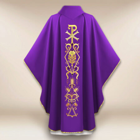 Chasuble liturgique PX violette