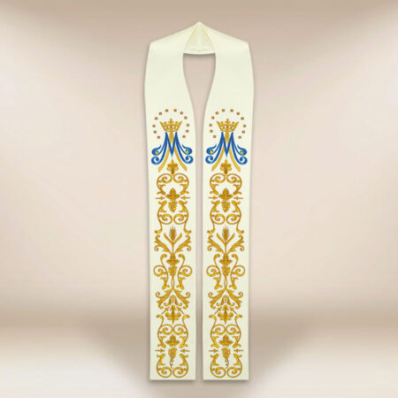 Étole liturgique brodée Mariano
