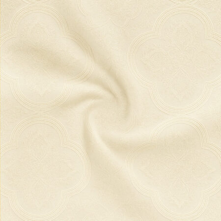 tissu jacquard écru