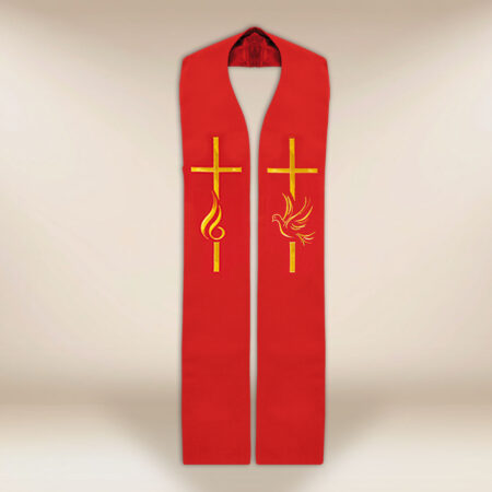 Étole brodée Esprit Saint