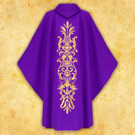 Chasuble brodée Épis et Raisin