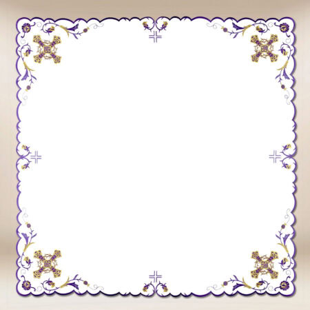 Serviette liturgique de Carême 95x95