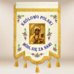drapeau ecclésiastique Reine de Pologne