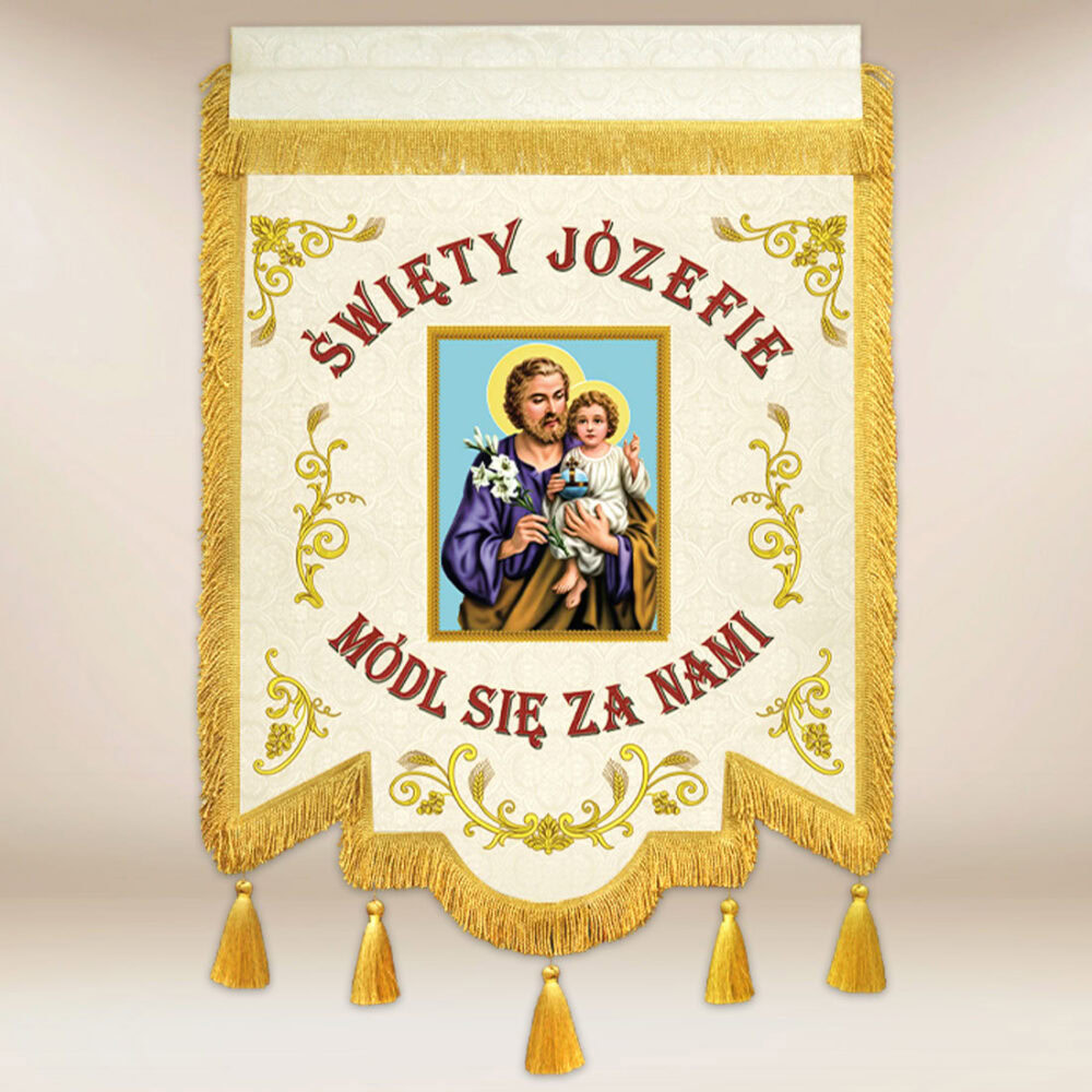Drapeau ecclésiastique Saint Joseph