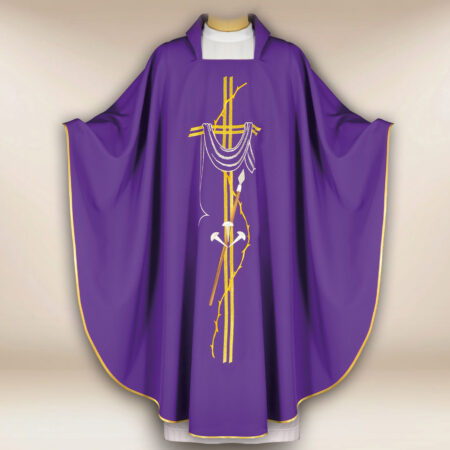 Chasuble brodée Pénitentiel