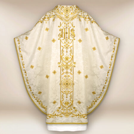 Chasuble brodée « Jésus, j'ai confiance en toi »