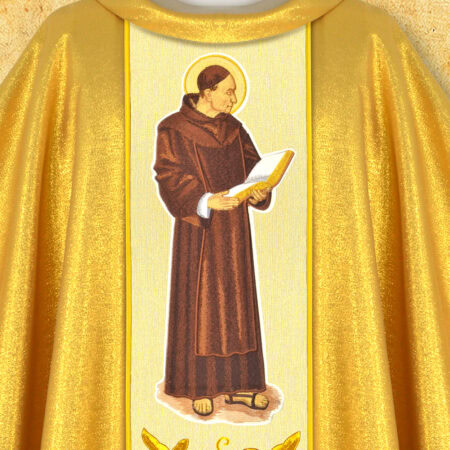 chasuble avec l'image de Saint Raphaël Kalinowski
