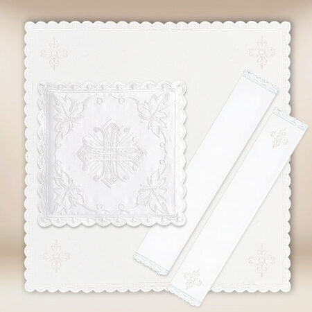 Linge de calice blanc