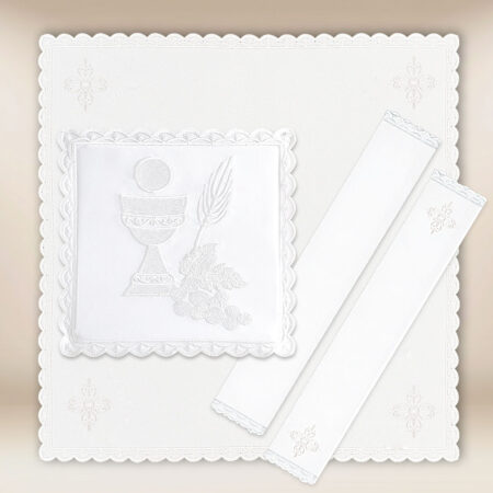 Linge de calice blanc