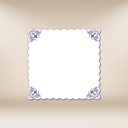 Serviette Brodée Na Post 45x45