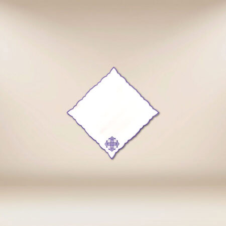 Serviette brodée de Carême