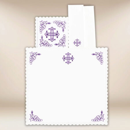 Linge de calice violet