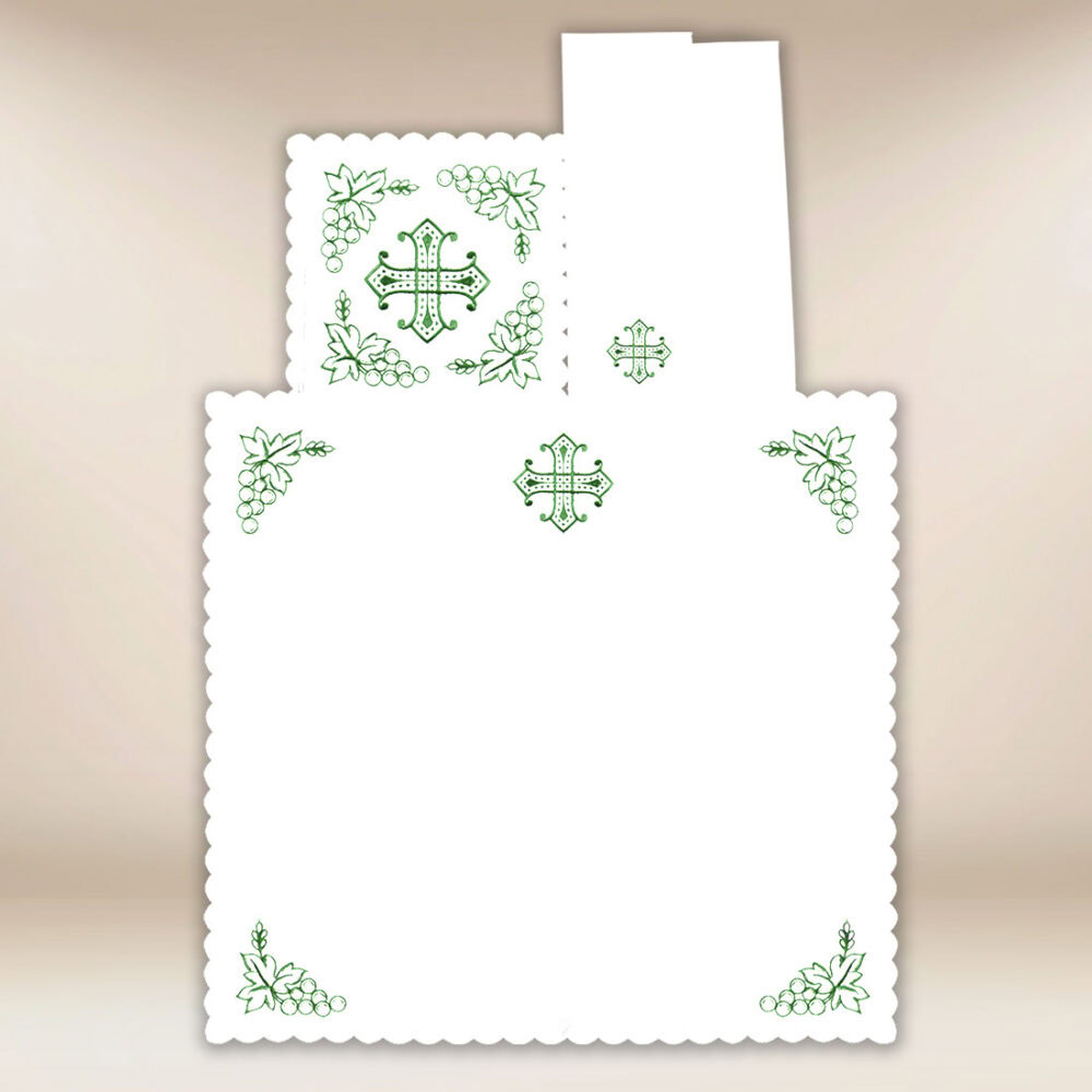 Linge de calice vert