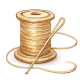 Broderie liturgique dorée sur une chasuble – une décoration sacrée raffinée et de grande qualité