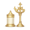 le motif de la croix dans l'ornementation liturgique brodée
